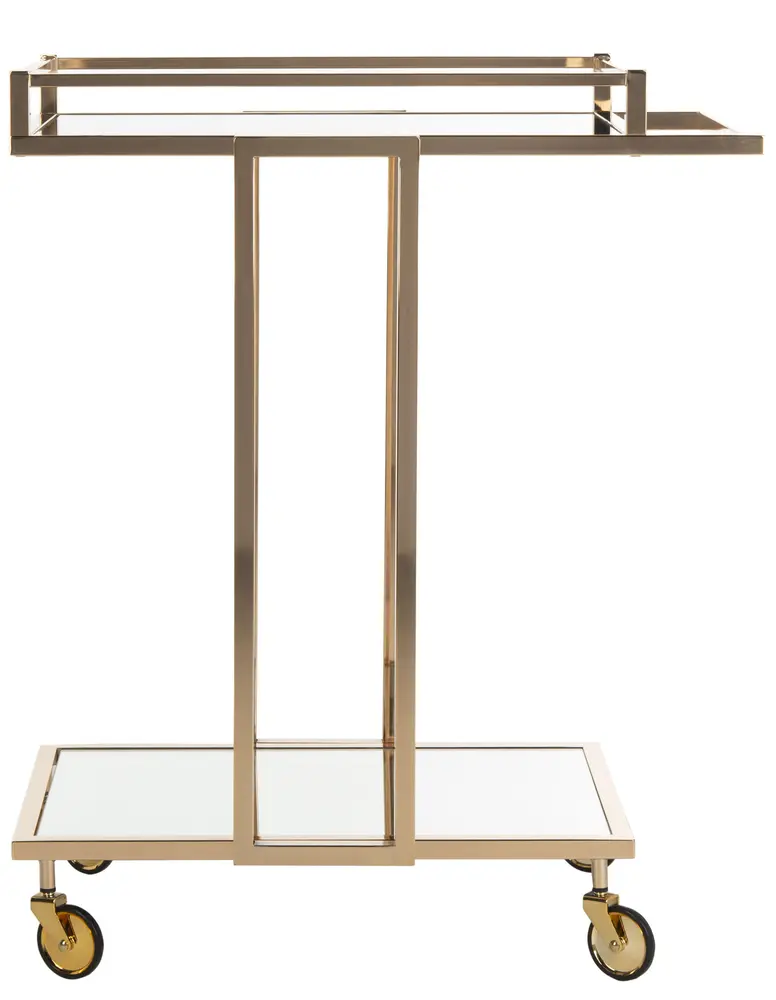 Capri 2 Tier Rectangle Bar Cart