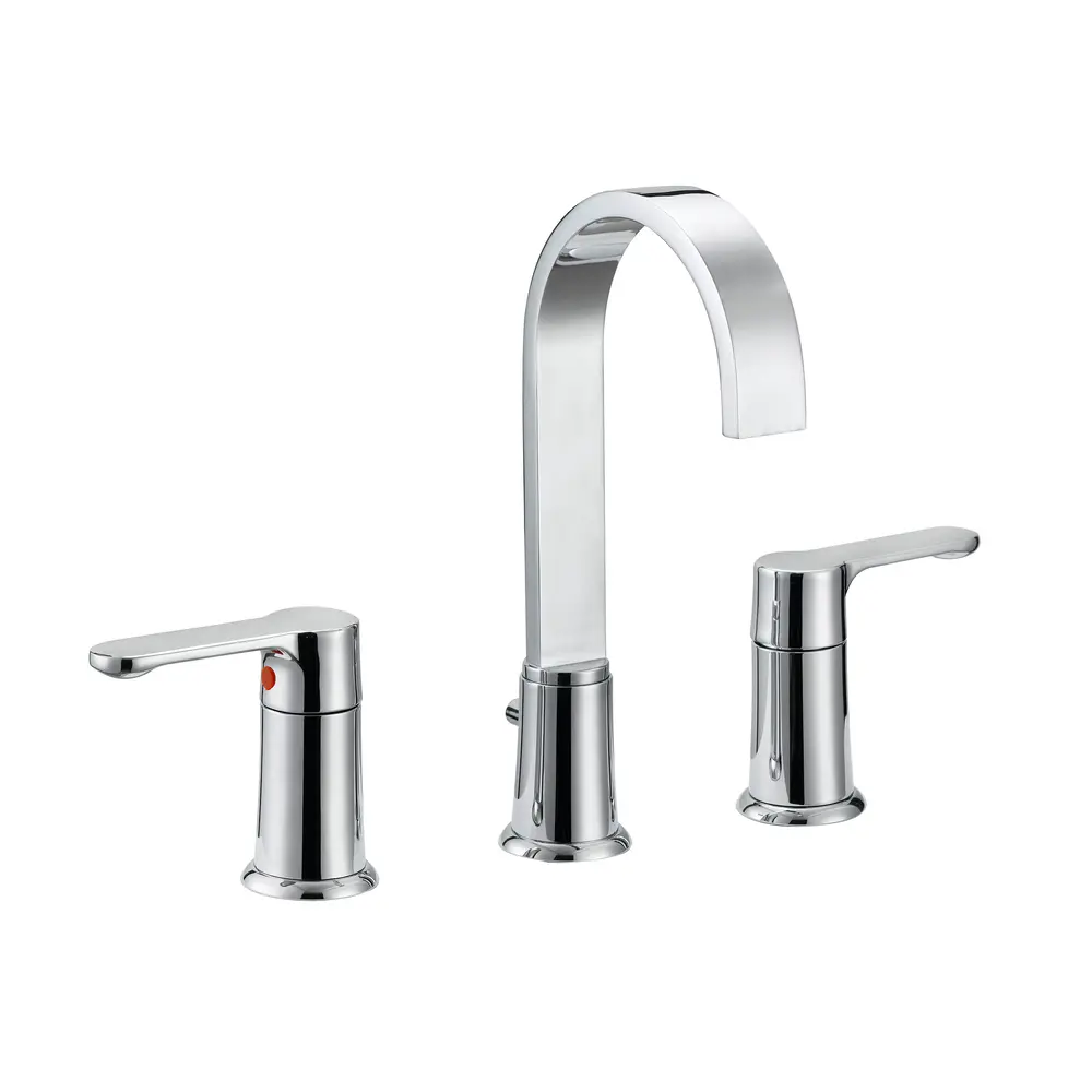 Placid Widespread Dual Handle Stainless Steel 14.9