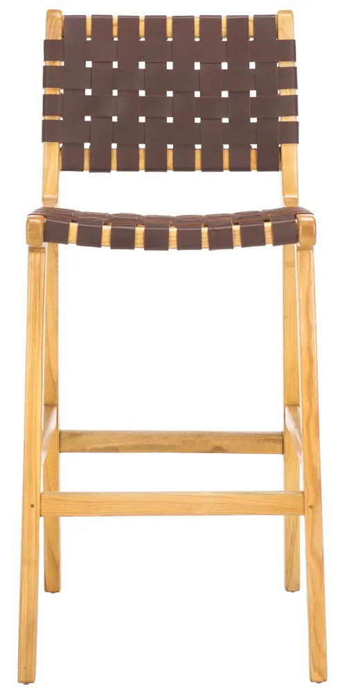 Adah Leather Bar Stool