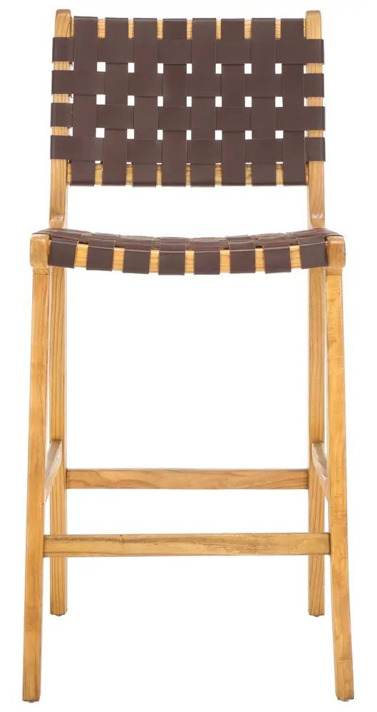 Adah Leather Counter Stool