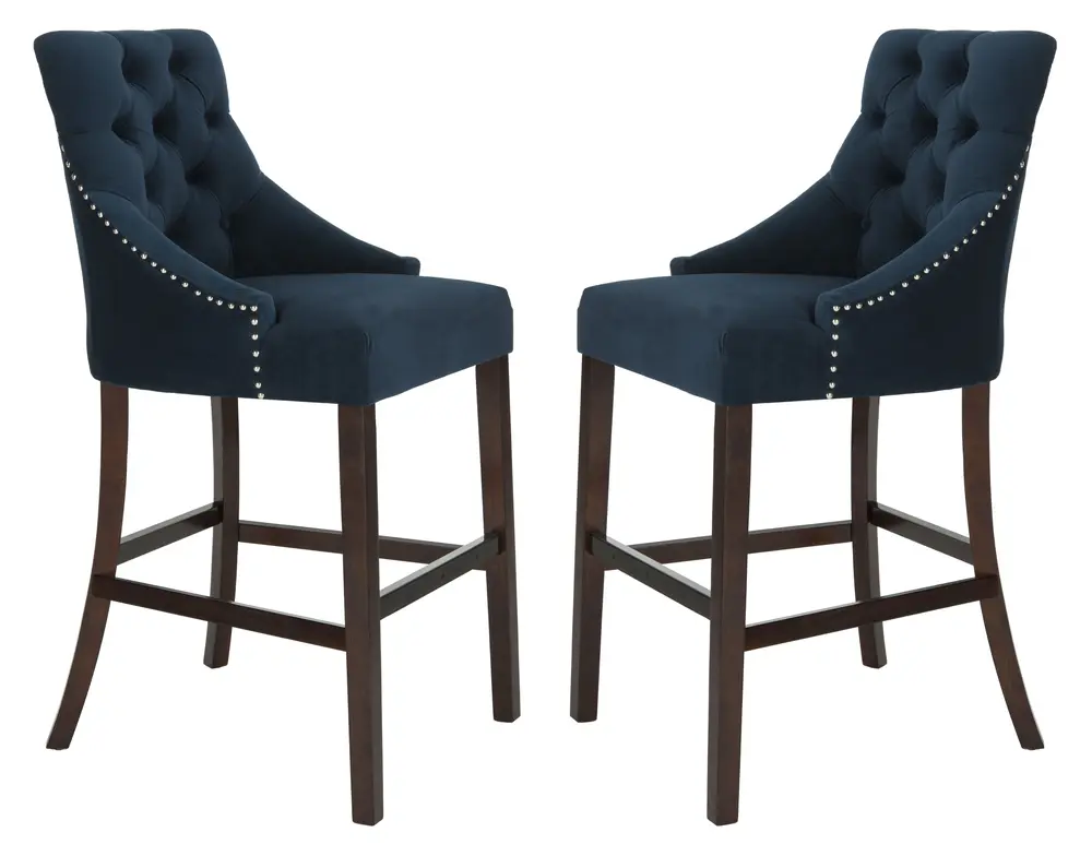 Eleni Tufted Wing Back Bar Stool