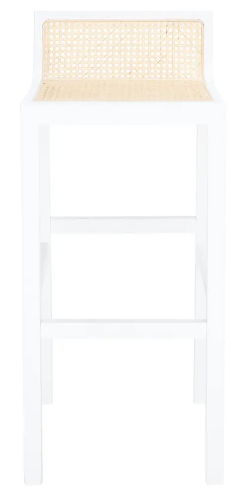 Saito Low Back Cane Bar Stool