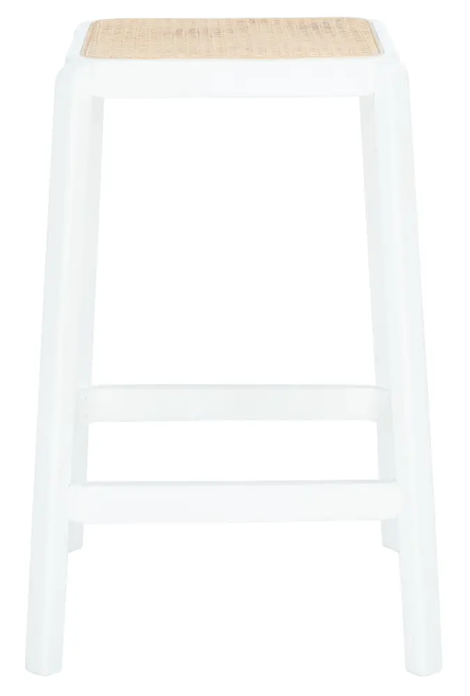 Silus Backless Cane Counter Stool