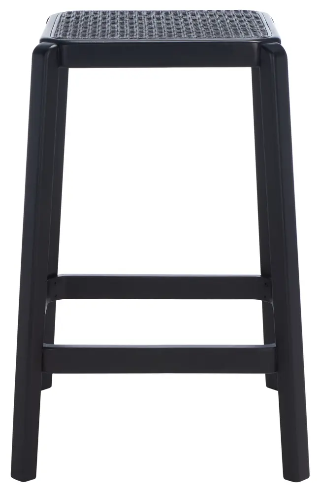 Silus Backless Cane Counter Stool