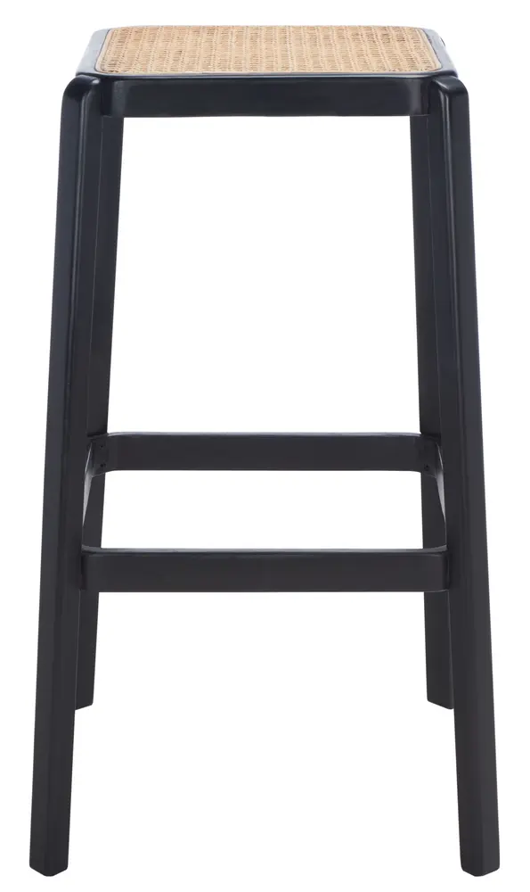 Silus Backless Cane Bar Stool