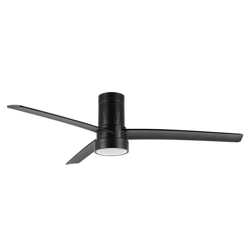 Dylas, Led Light, 52 Inch, Black, Iron Ceiling Fan – Black Iron Blades