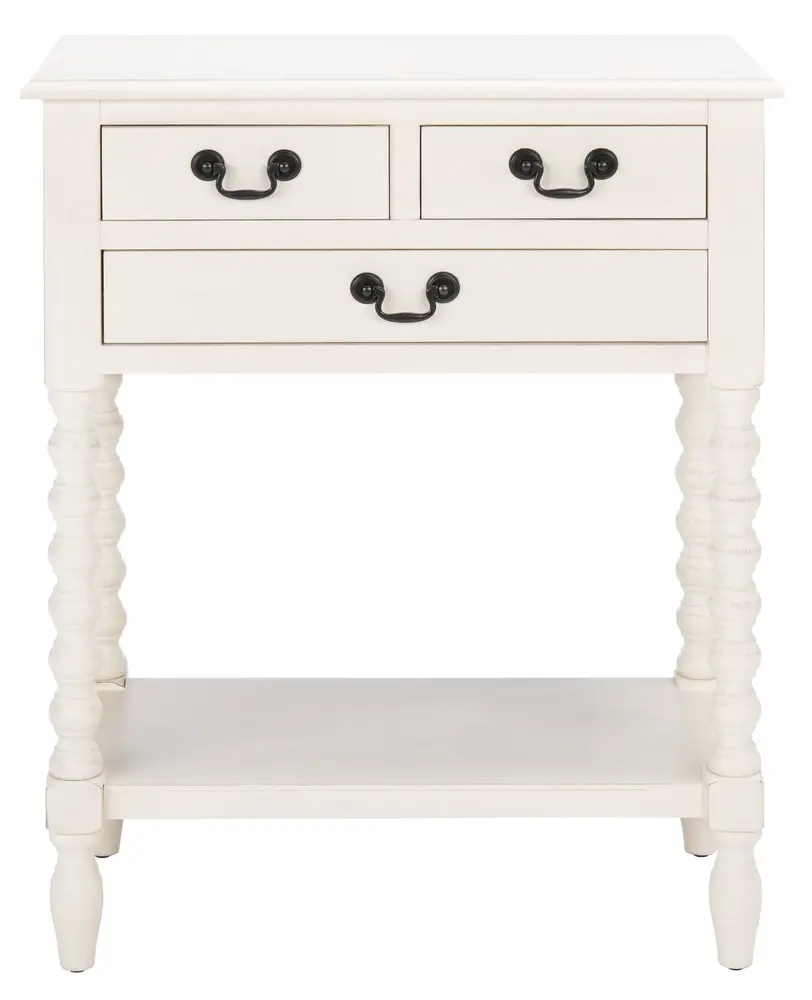 Athena 3 Drawer Console Table