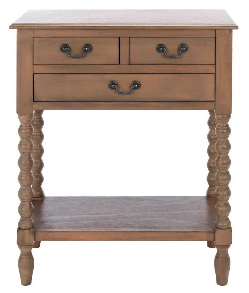 Athena 3 Drawer Console Table