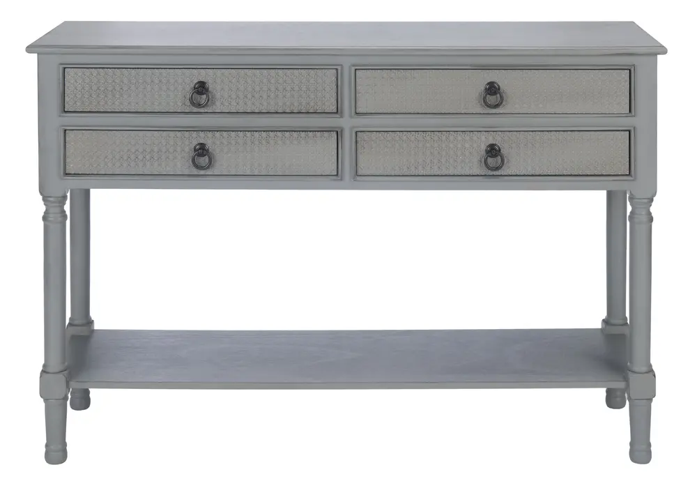 Haines 4Drw Console Table
