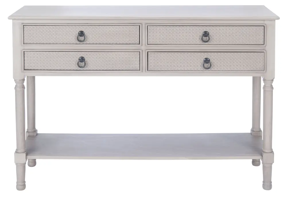 Haines 4Drw Console Table