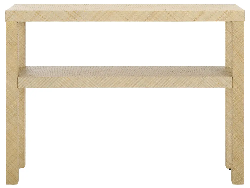 Apis Raffia 2 Shelf Console Table