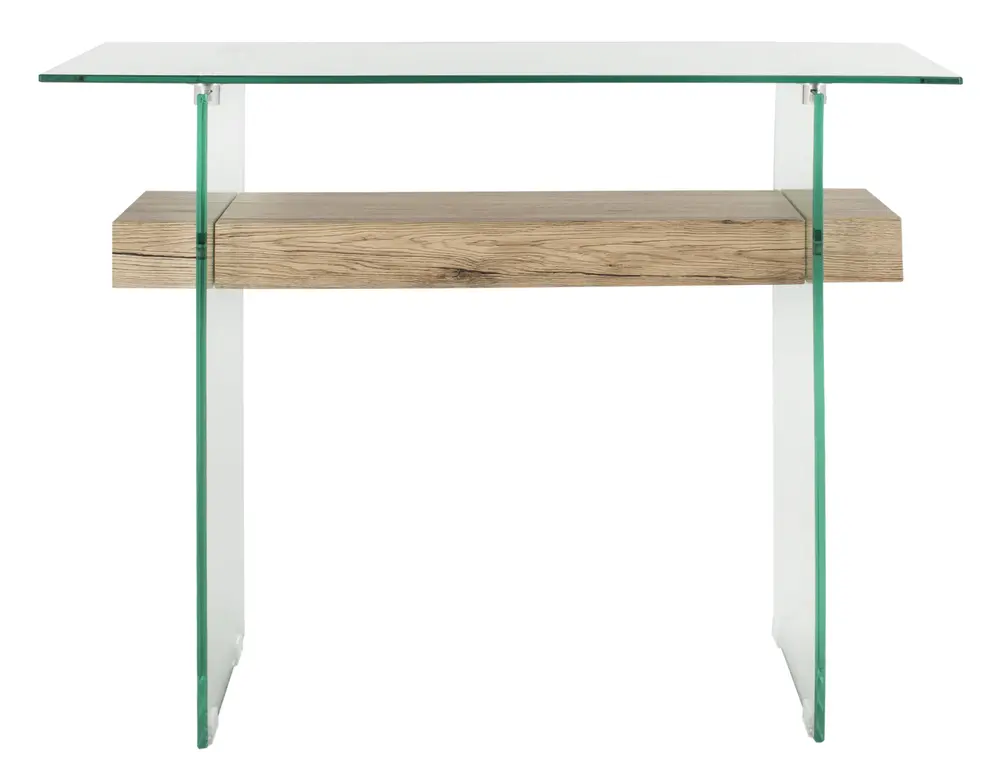 Kayley Rectangular Modern Glass Console Table