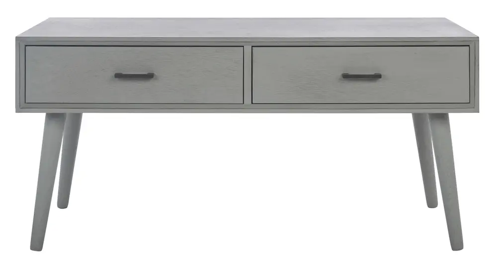 Mozart Mid Century 2 Drawer Coffee Table