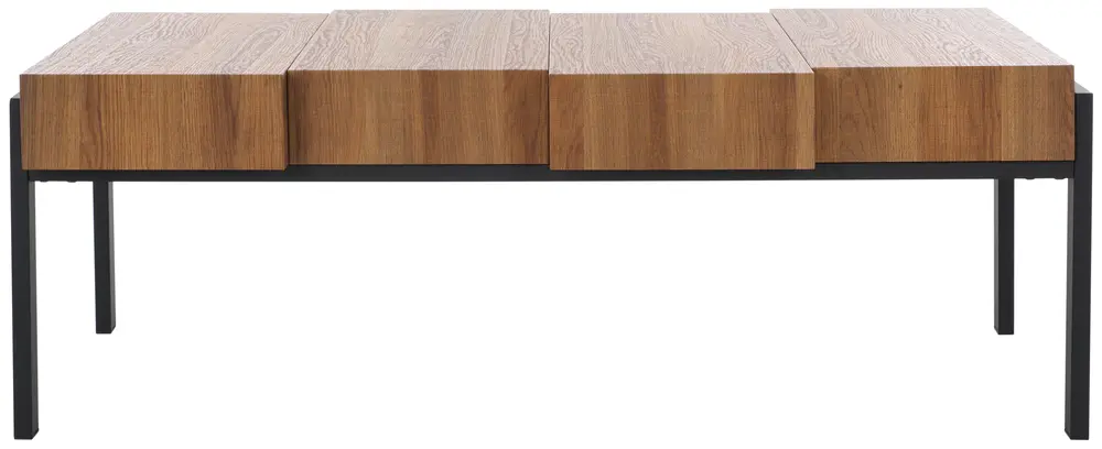 Alexander Rectangular Contemporary Rustic Coffee Table