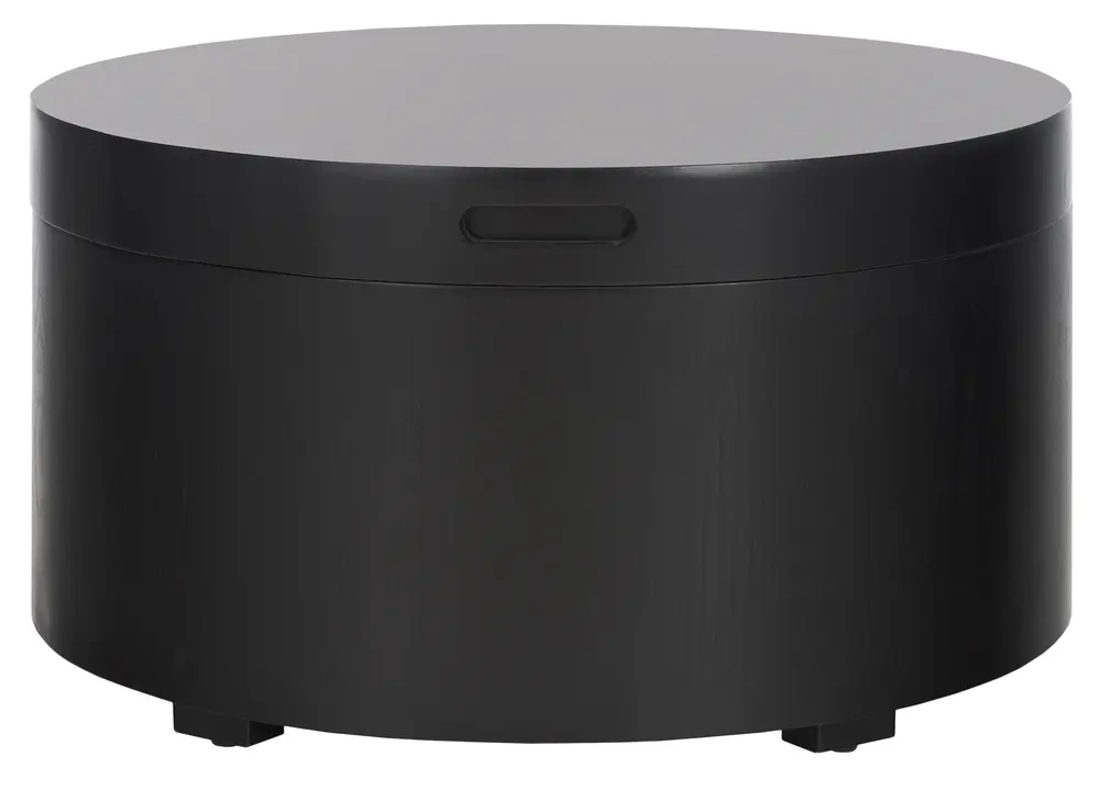 Rafaela Round Tray Top Coffee Table With Storage