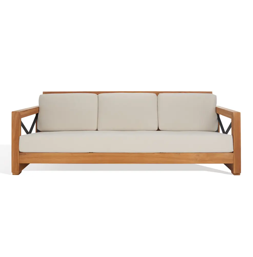 Andros Brazilian Teak Patio Sofa