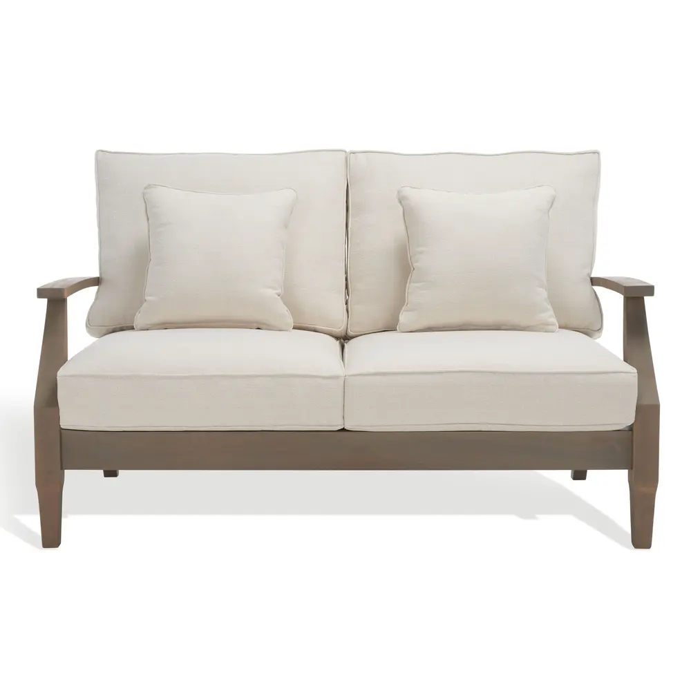 Martinique Wood Patio Loveseat