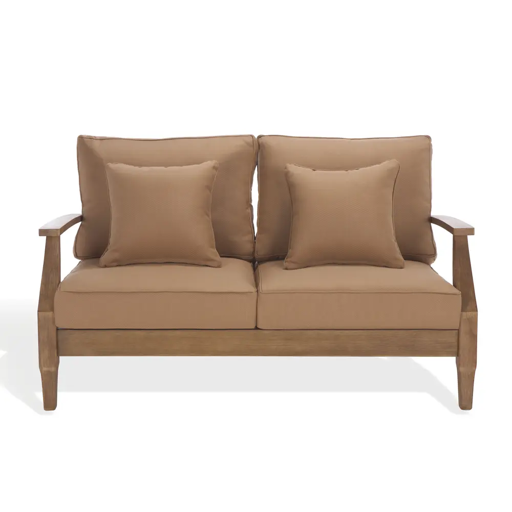 Martinique Wood Patio Loveseat