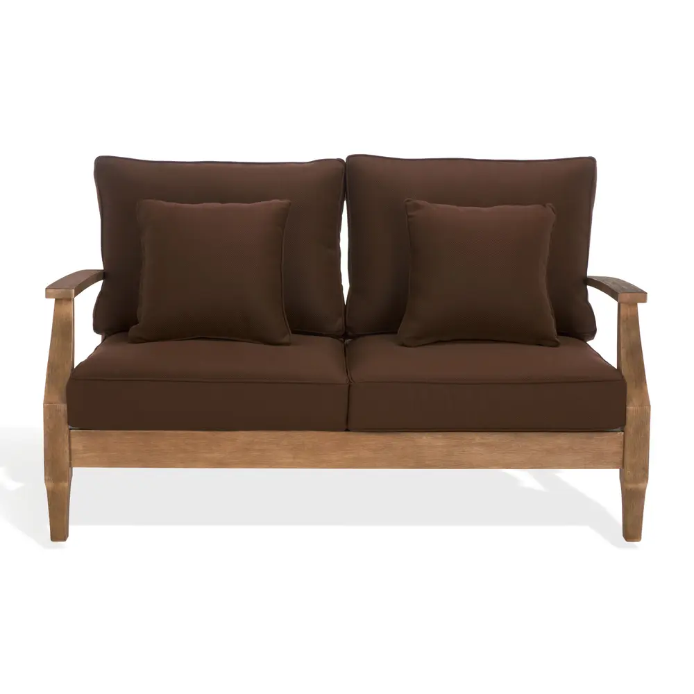 Martinique Wood Patio Loveseat