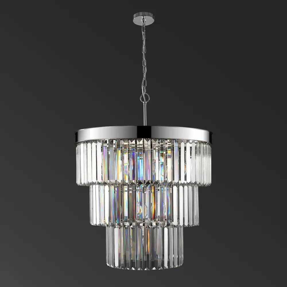 Coulette 3 Tier Crystal Chandelier