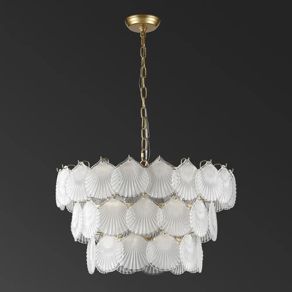 Gutierrez 3 Tier Glass Chandelier
