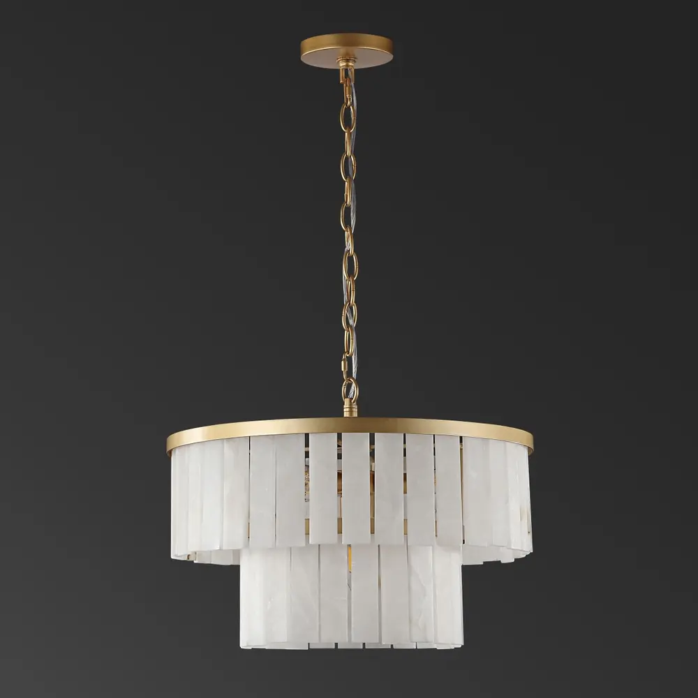 Kiandra Marble 2 Tier Chandelier