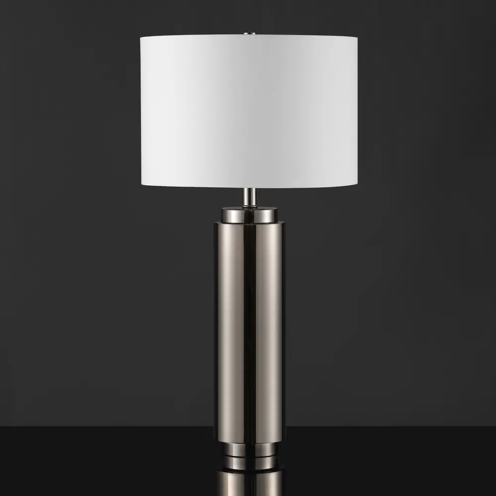 Terry Metal Pillar Table Lamp