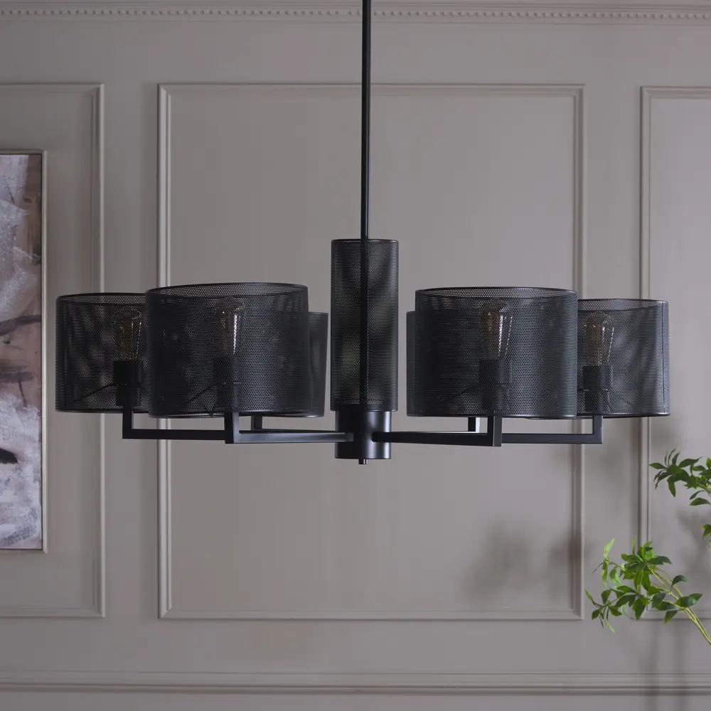 Zachaeus Metal 6 Light Chandelier