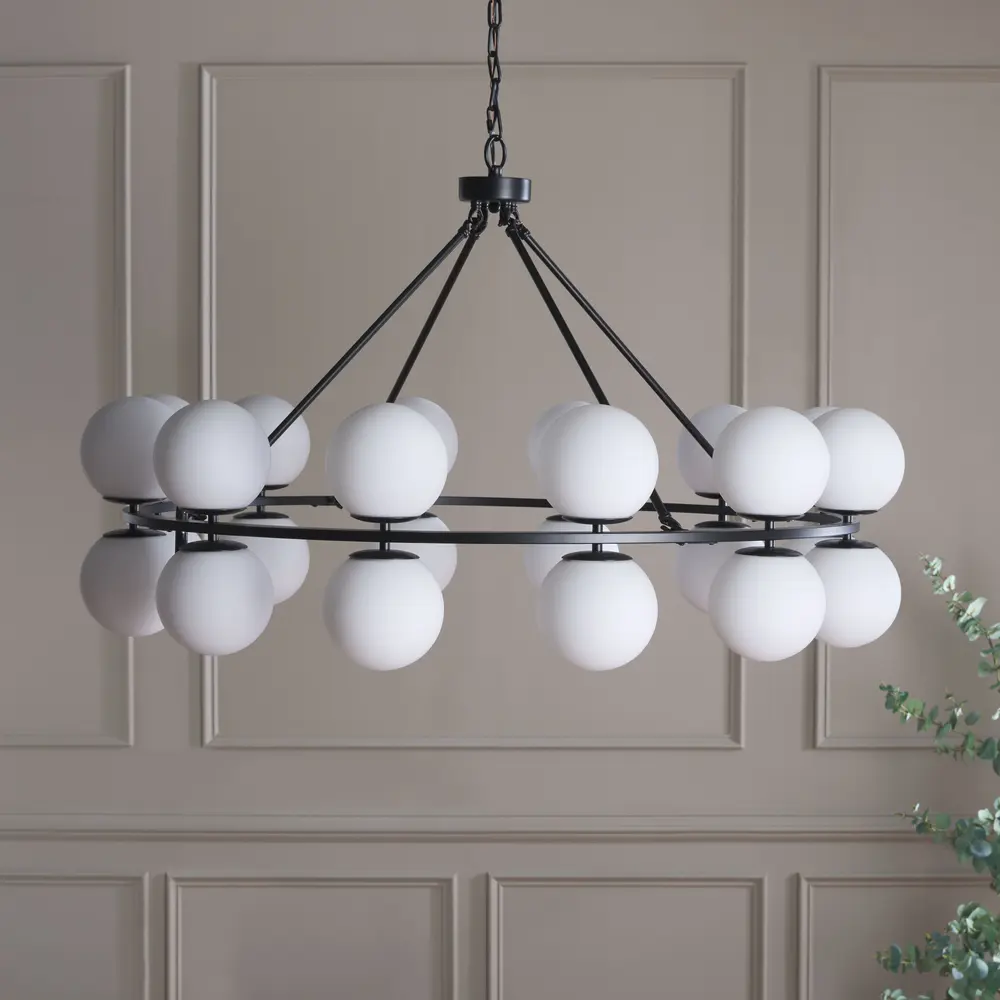 Traycee Metal Round Chandelier