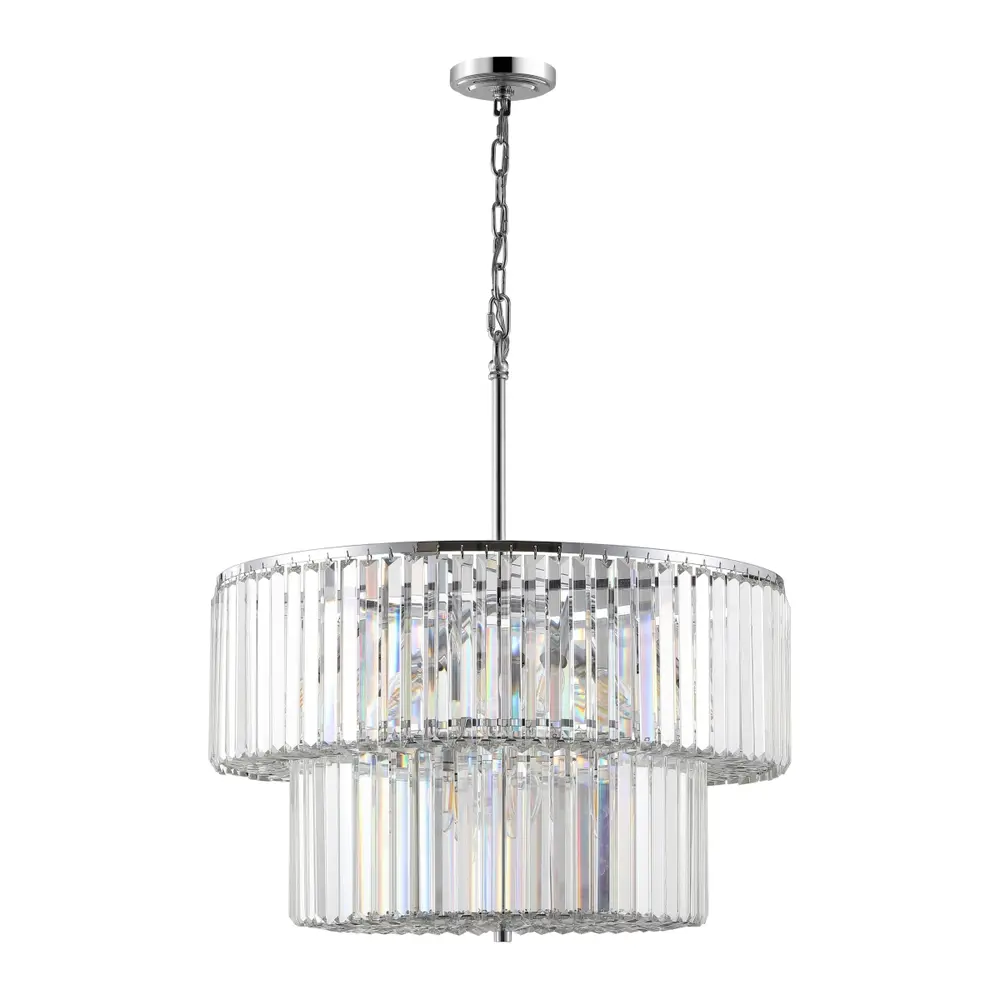 Viviann Crystal 2 Tier Chandelier