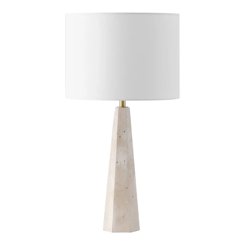 Gabryanna Travertine Table Lamp
