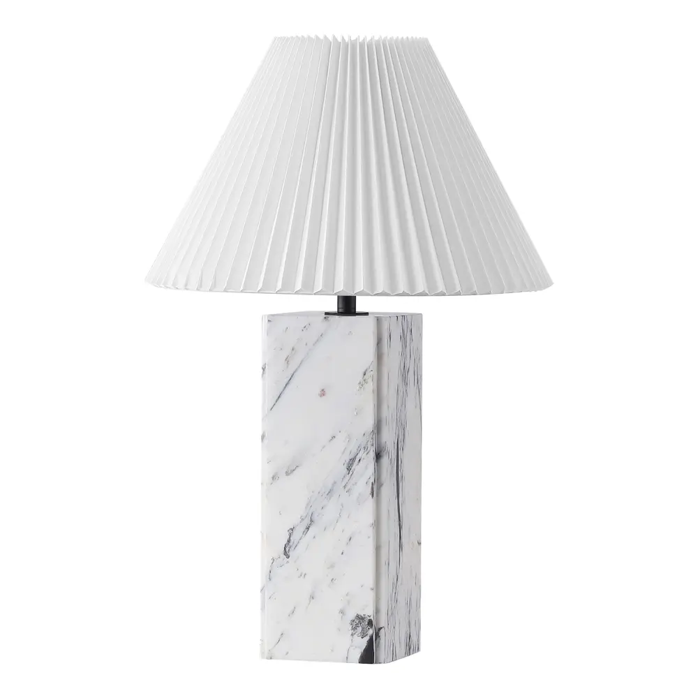 Mackenzie Square Marble Table Lamp