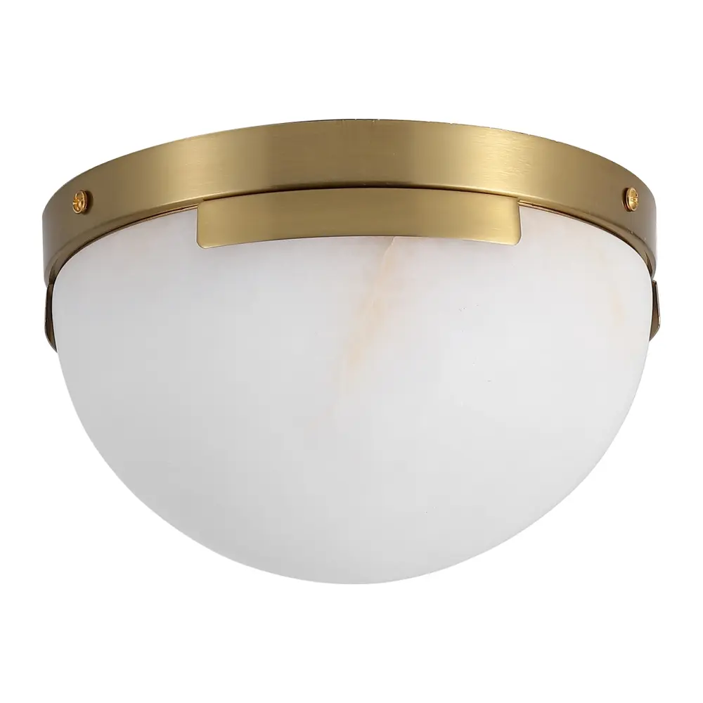 Eddie Alabaster Flush Mount