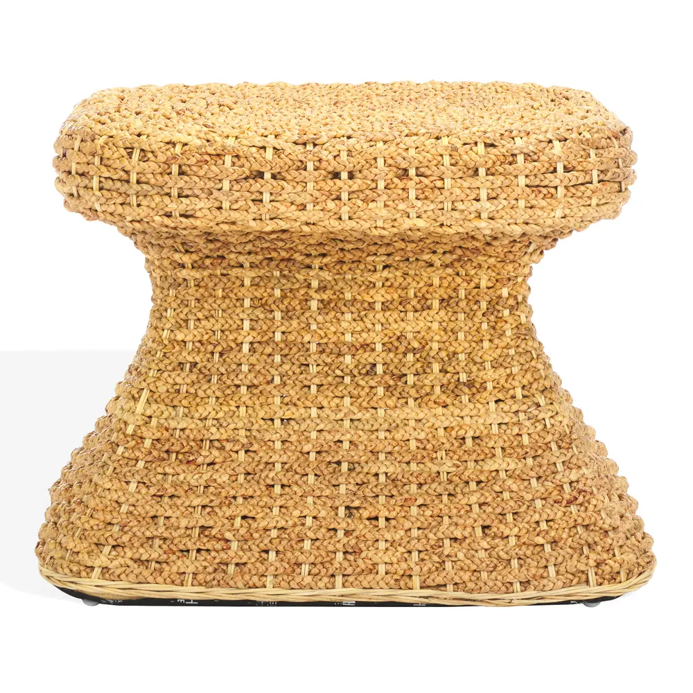 Caprianna Woven Waterhyacinth Accent Table