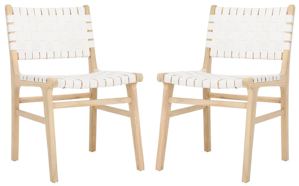 Taika Woven Leather Dining Chair