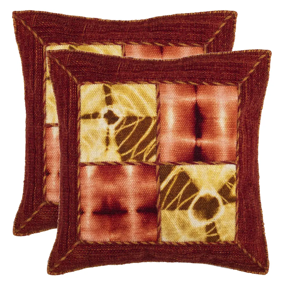 Dip Dye Quartre Patch Pillow
