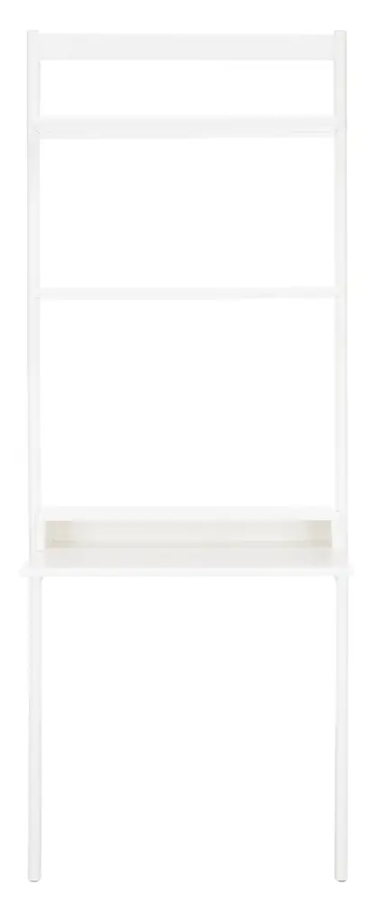 Pamella 2 Shelf Leaning Desk