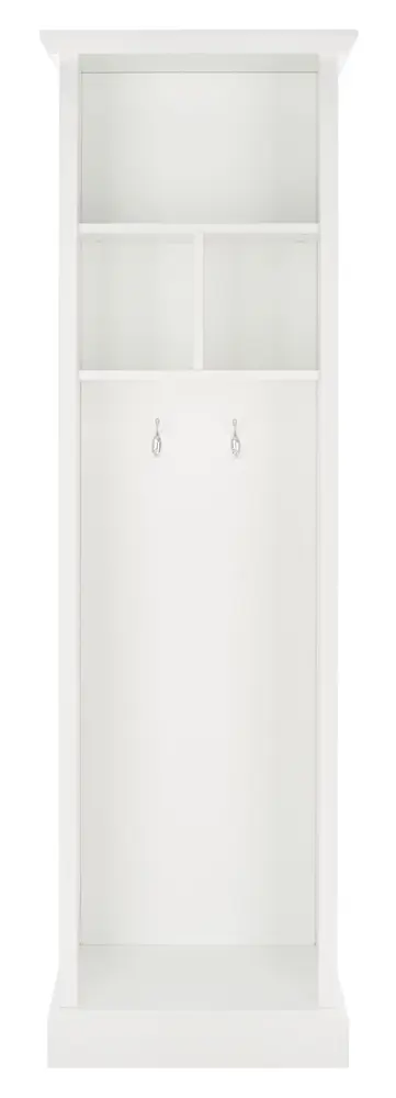 Layli 4 Shelf 2 Hook Top Storage Hall Tree