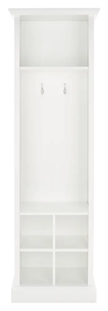 Surrey 6 Shelf 2 Hook Bottom Storage Hall Tree