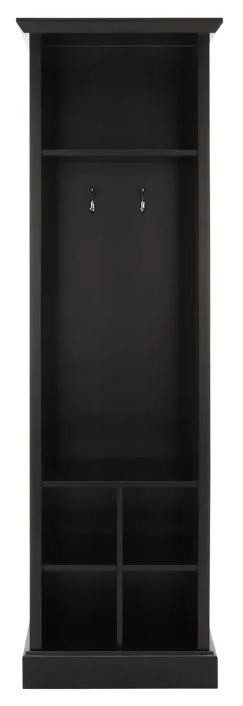 Surrey 6 Shelf 2 Hook Bottom Storage Hall Tree