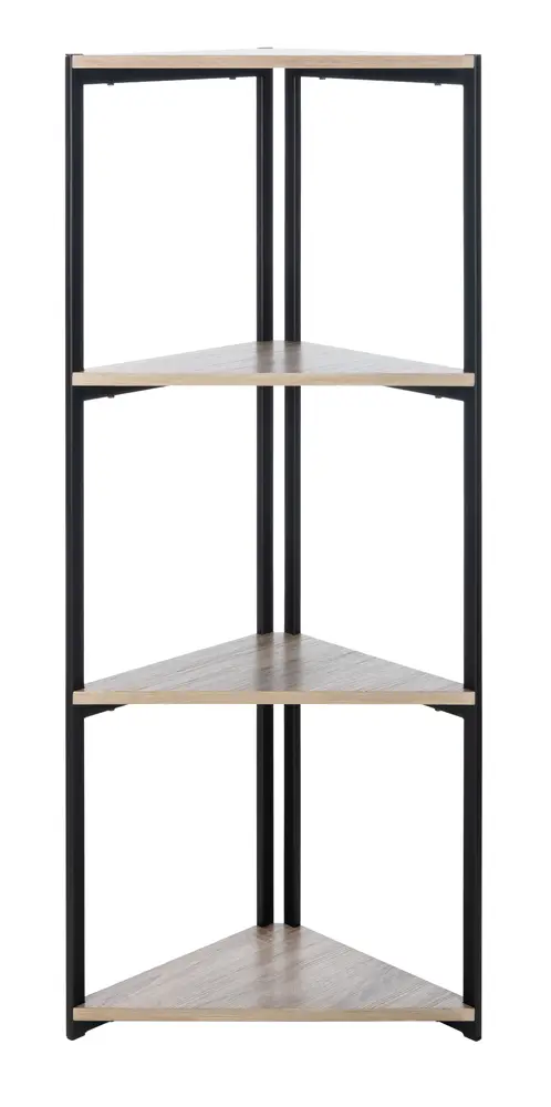 Logan 4 Tier Corner Bookshelf