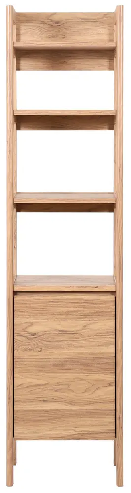 Glapelle 4 Shelf 1 Door Bookcase