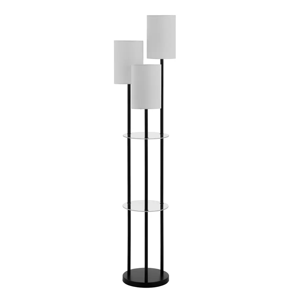 Soren Glass And Iron Floor Lamp