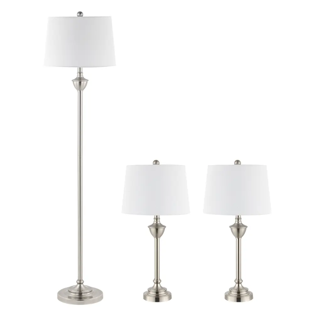 Peltier Floor And Table Lamp Set