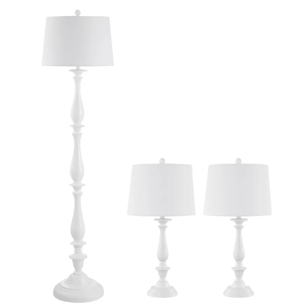 Bessie Candlestick Floor And Table Lamp Set