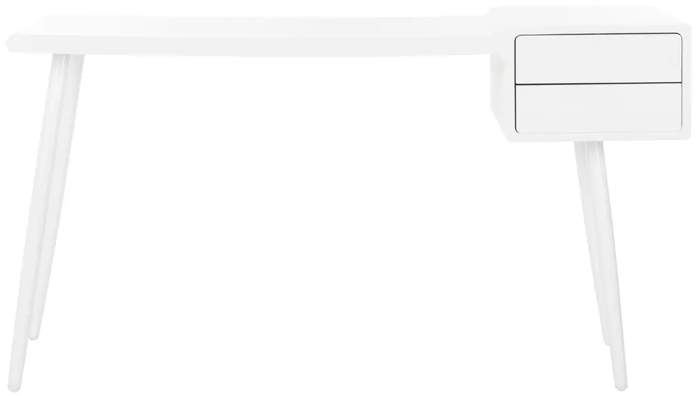 Ferli Mid Century Scandinavian Two Drawer Desk