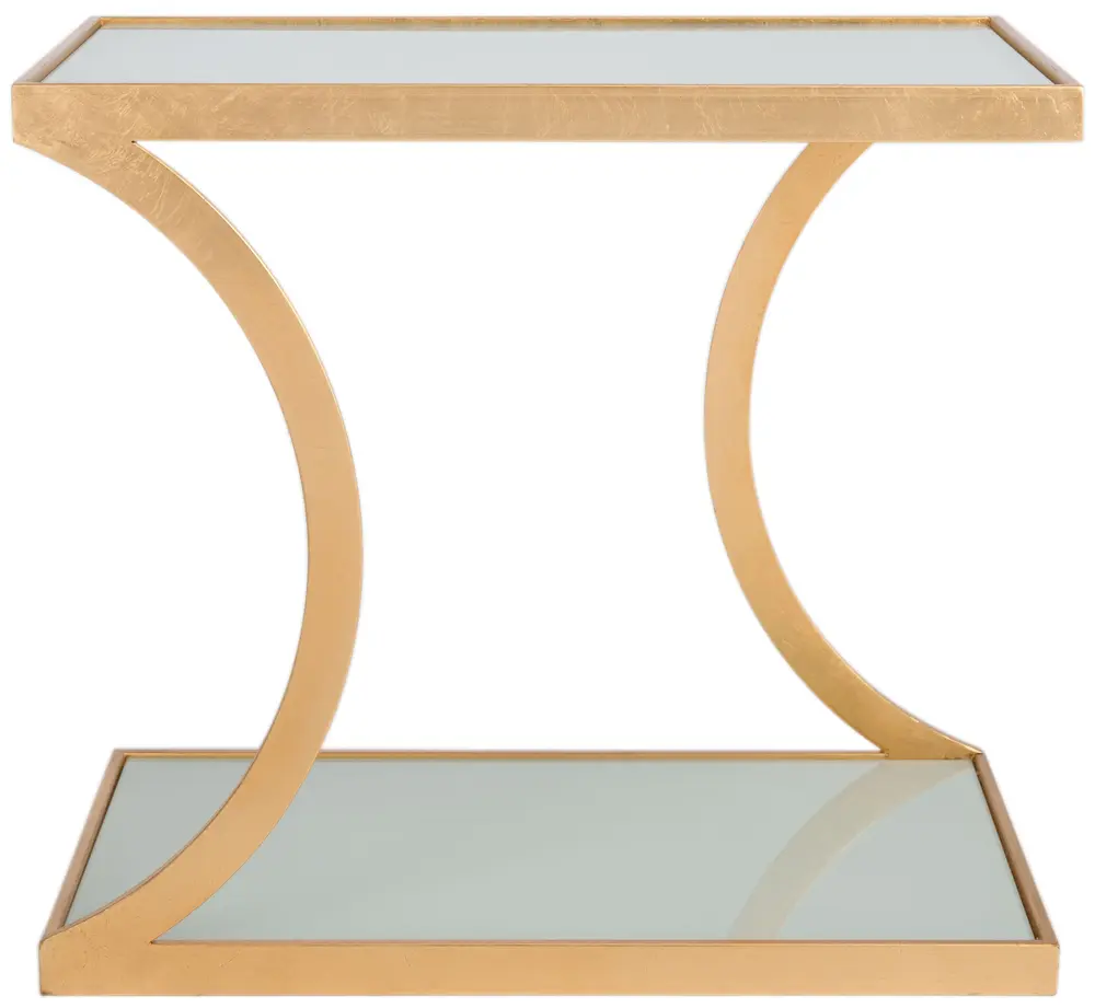 Sullivan Gold Leaf Accent Table