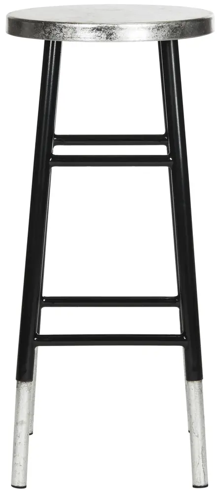 Kenzie 30H Silver Dipped Bar Stool