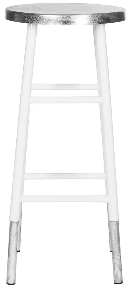 Kenzie 30H Silver Dipped Bar Stool