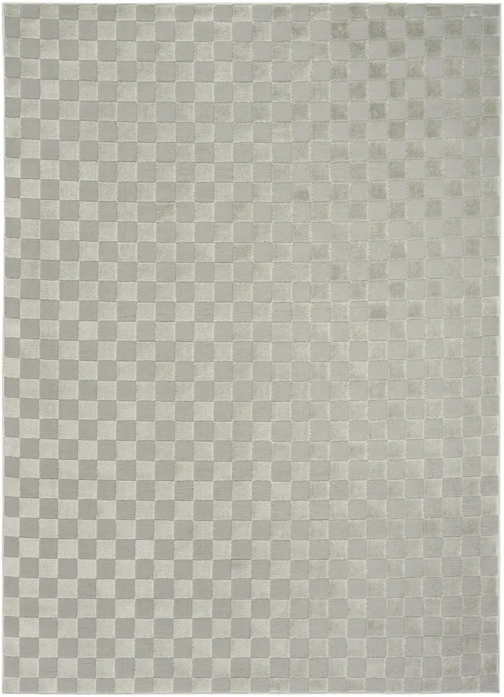 Nourison Serenity Home 6' x 9' Grey Modern Indoor Rug